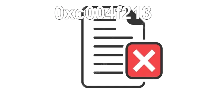 Сообщение об ошибке 0xc004f213 при активации системы или программного обеспечения
